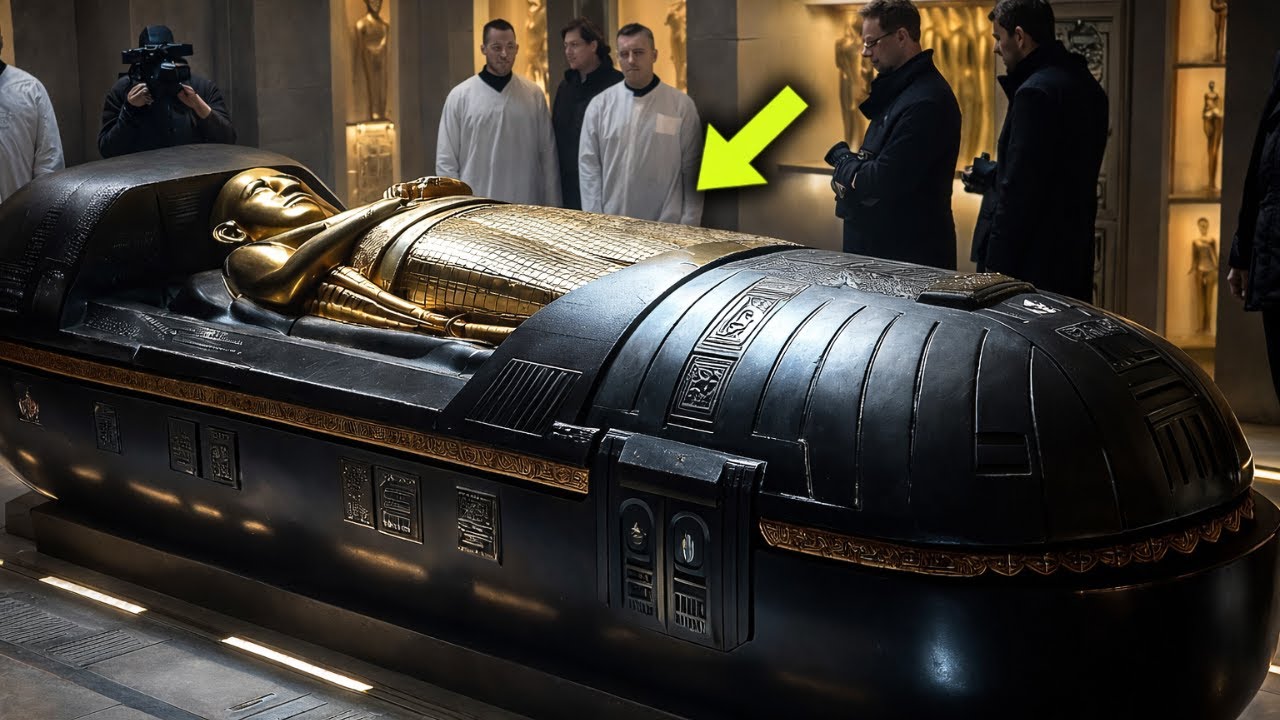 Un sarcophage noir MAUDIT découvert en Égypte… ce qu’il contient glace le sang !