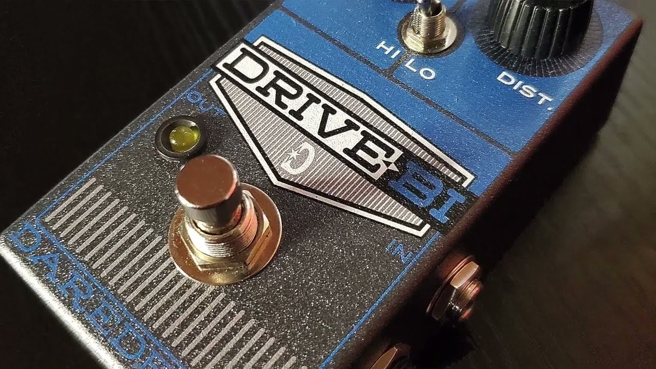 Quick demo of the Drive Bi dual gain distortion by Daredevil Pedals
