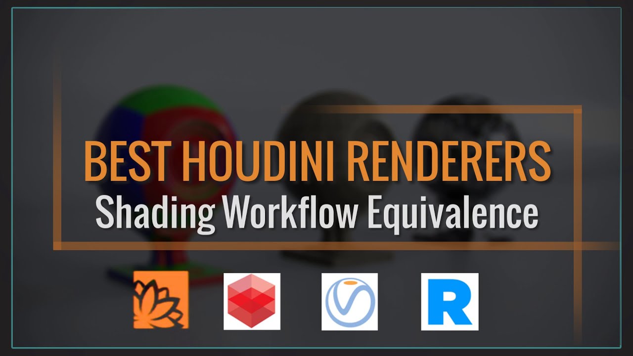 ЛУЧШИЙ ДВИЖОК РЕНДЕРИНГА HOUDINI — эквивалентность рабочего процесса шейдинга