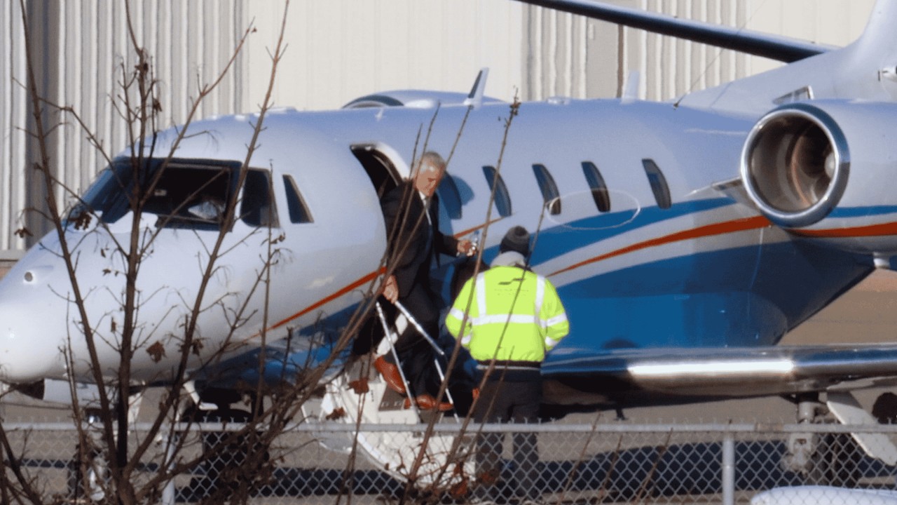 Cessna Citation Excell/XLS Arrives From Washington Dulles - LOOK WHO’s RUSHING OFF!