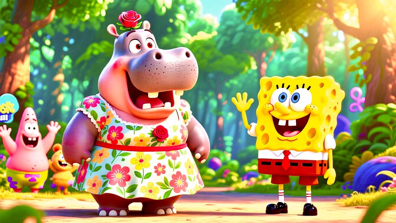 3 SpongeBob stories, jungle animals, and the red dragon#cartoon #storytime #friendship #kindness 