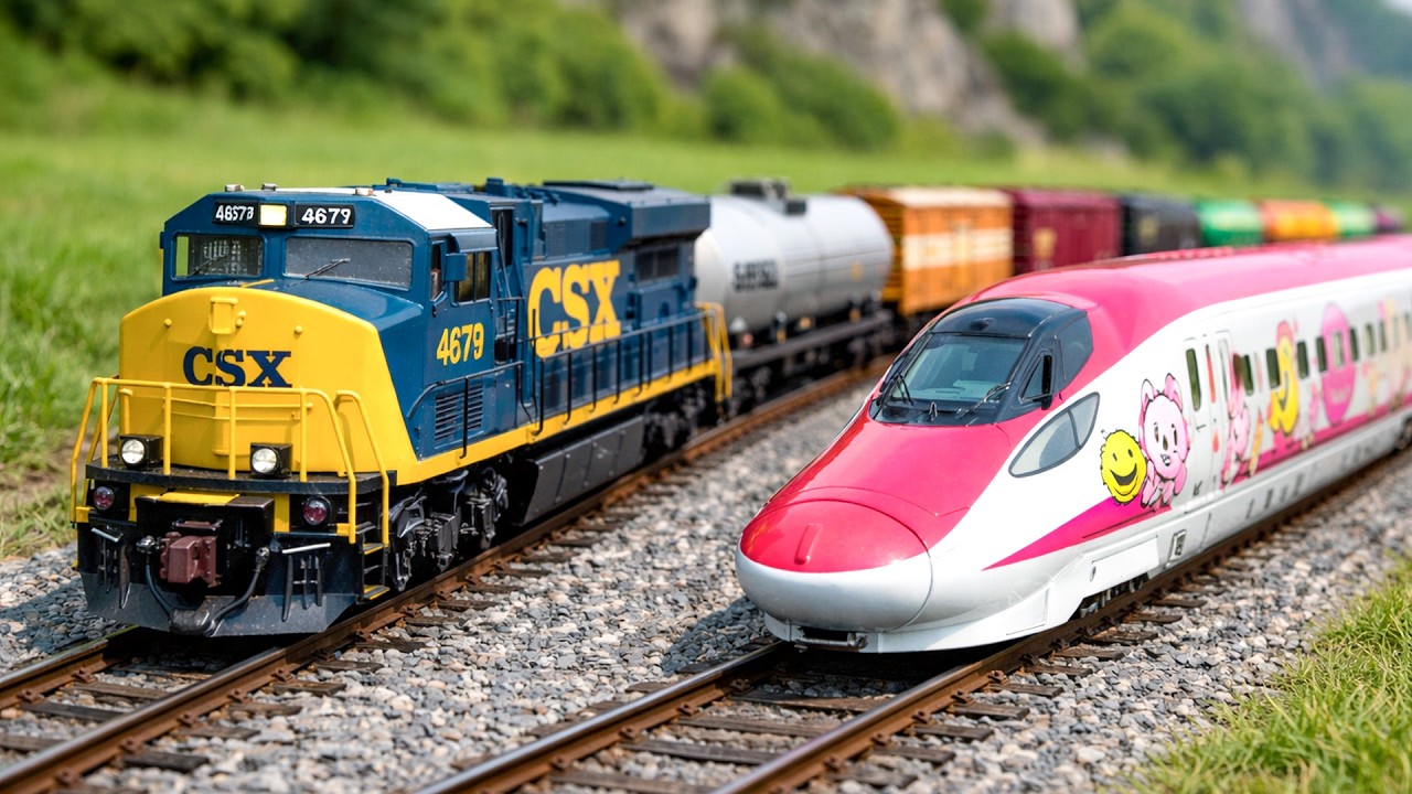 Kato N Scale EMD SD70M Diesel Locomotive Unboxing | Model Train Collection
