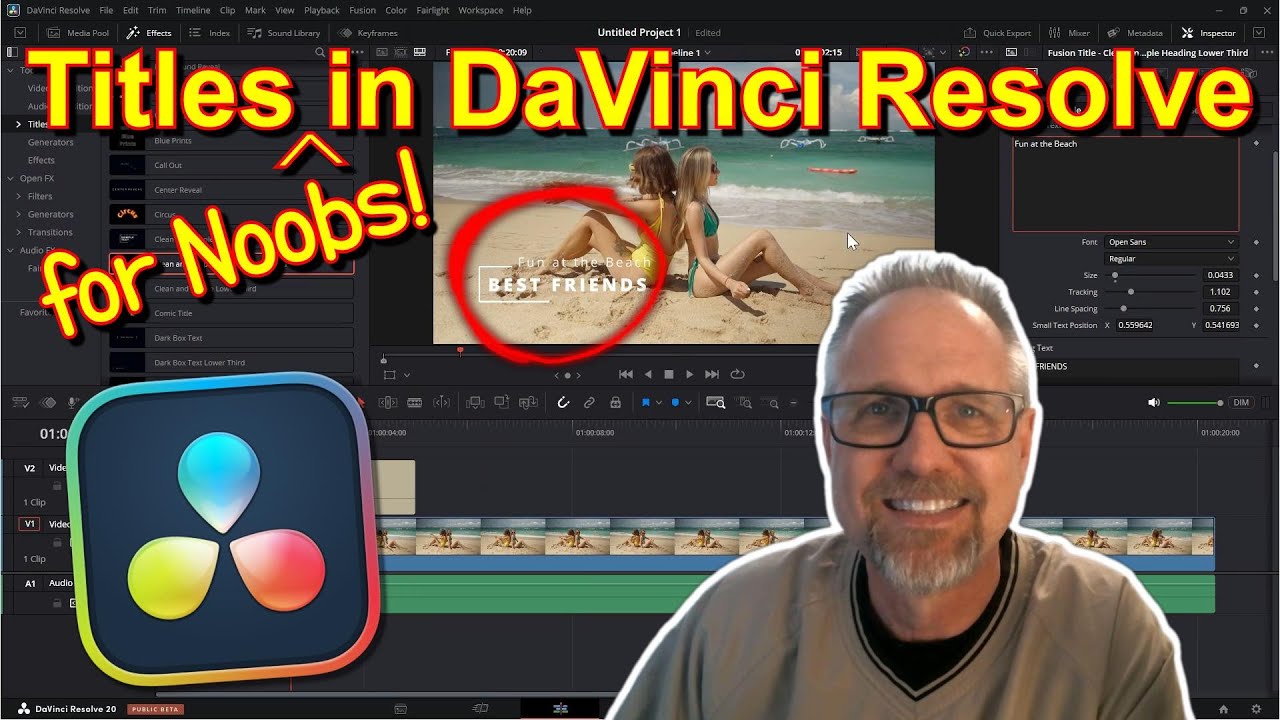 Master DaVinci Resolve Titles in 3 Minutes!