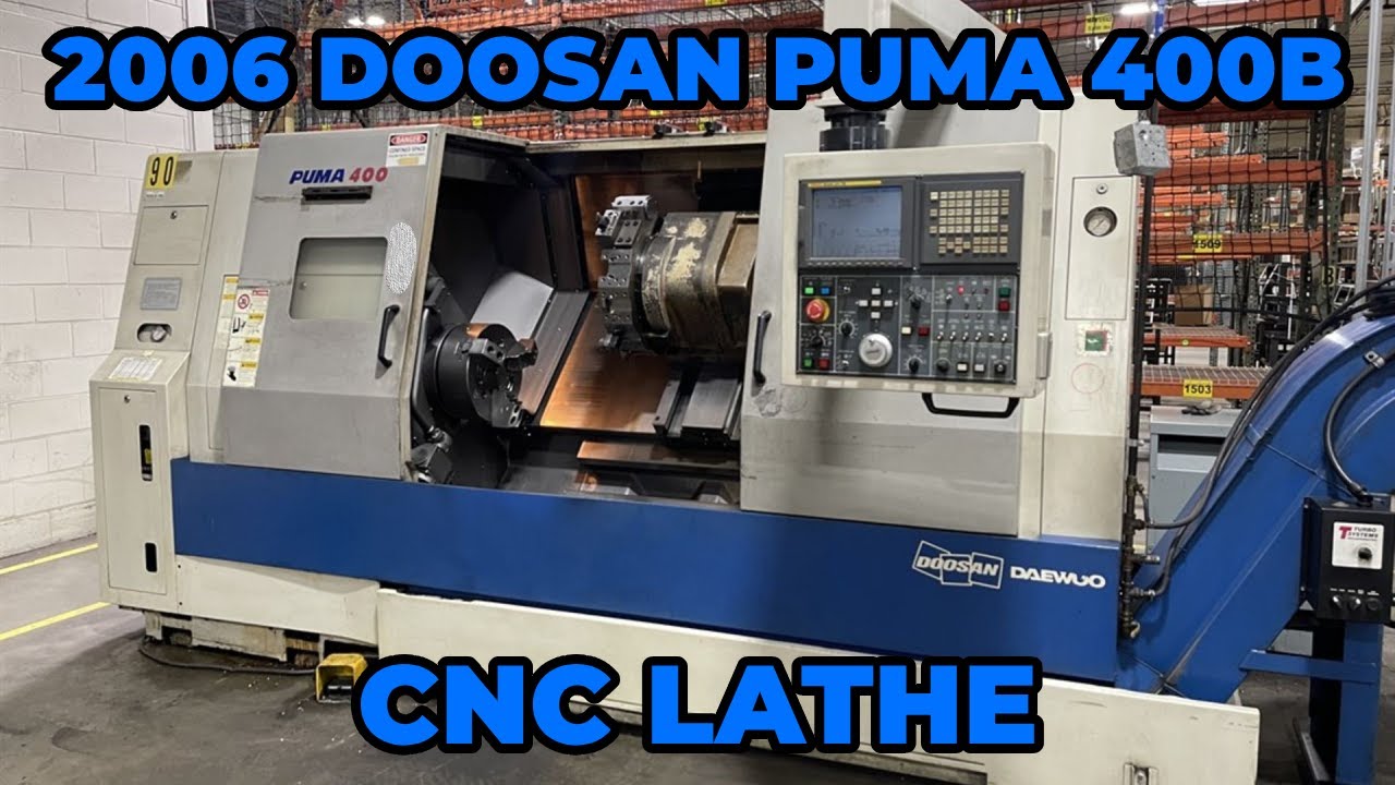 2006 Doosan Puma 400B CNC Lathe For Sale