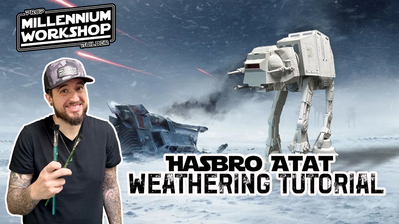 Hasbro AT-AT Weathering Tutorial: Achieving a Battle-Worn Look with Oil Paint