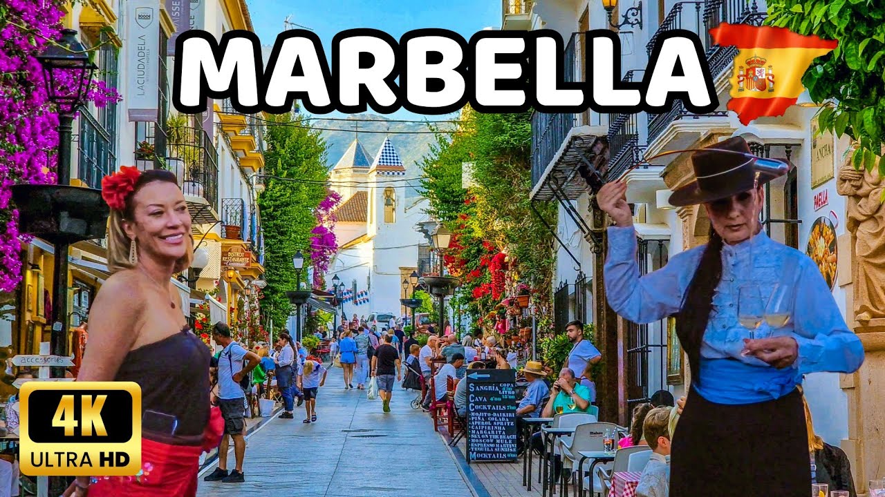 🇪🇦[4K] MARBELLA - The Most Enchanting Old Town in Andalucía, Spain - World's Most Beautiful Cities