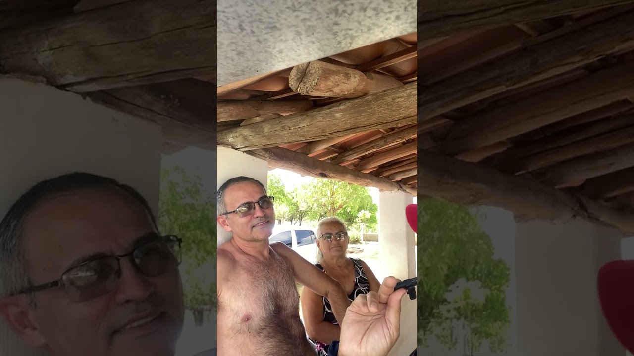 O Rodrigo veio de Brasília para curtir os pais e o sertão das origens, Angicos, Groaíras/Ce!