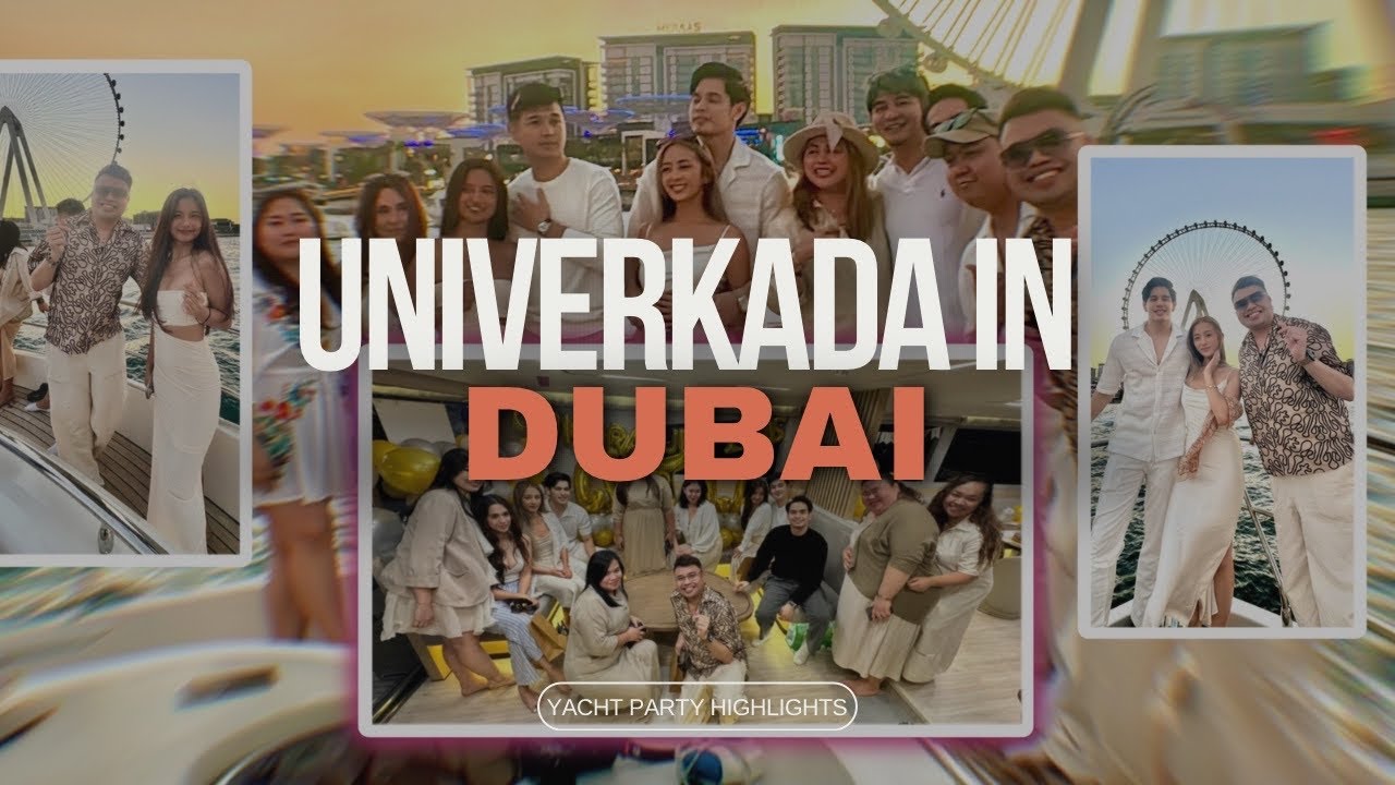 Yacht Party with CHASING IN THE WILD CAST! | UNIVERKADA IN DUBAI