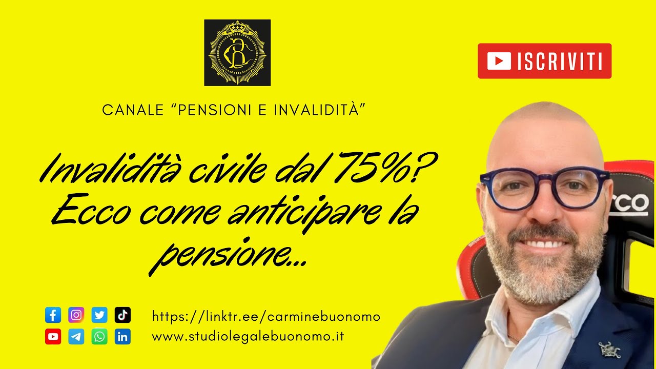 Invalidit&agrave; civile dal 75%? Ecco come anticipare la pensione&hellip;
