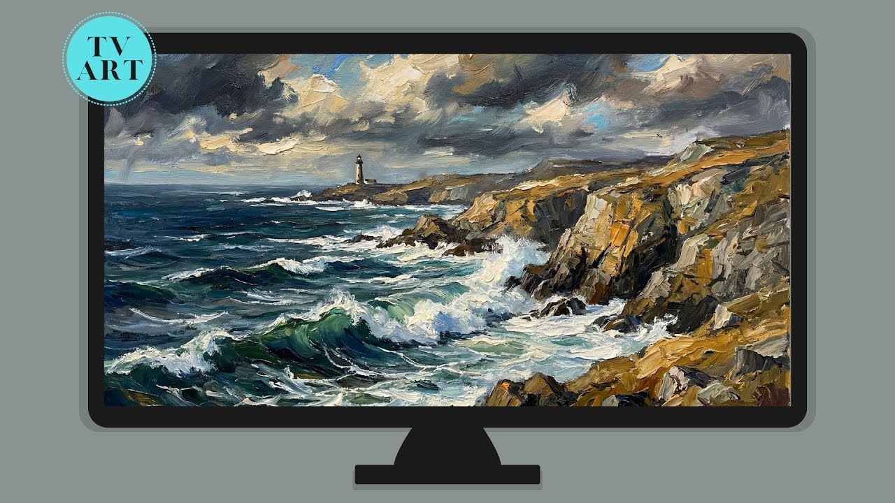 Timeless Oil Painting Landscape | Calm Ambient Art for TV