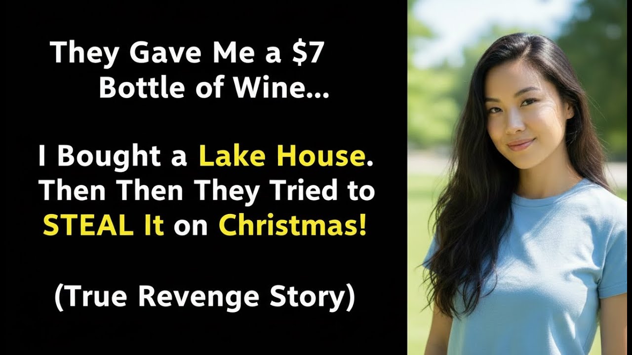 They Gave Me a $7 Bottle of Wine… I Bought a Lake House. Then They Tried to STEAL It on Christmas!