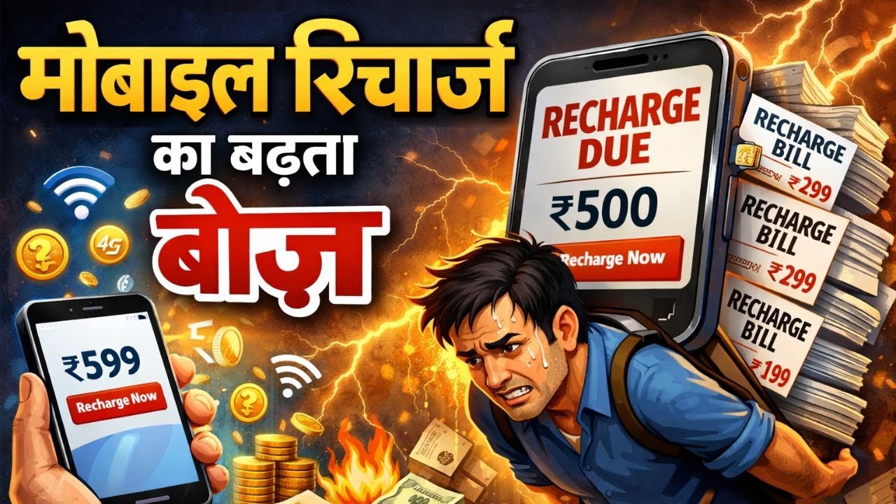सावधान! 🚨 क्या मोबाइल रिचार्ज फिर से महंगे होने वाले हैं? (2026 Update) #rechargehike #telecomnews