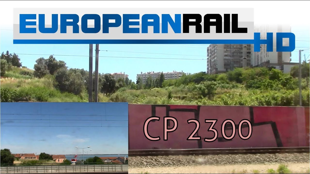 Comboios de Portugal Train Journey CP Lisboa 2300 EMU Roma Areeiro to Braço de Prata