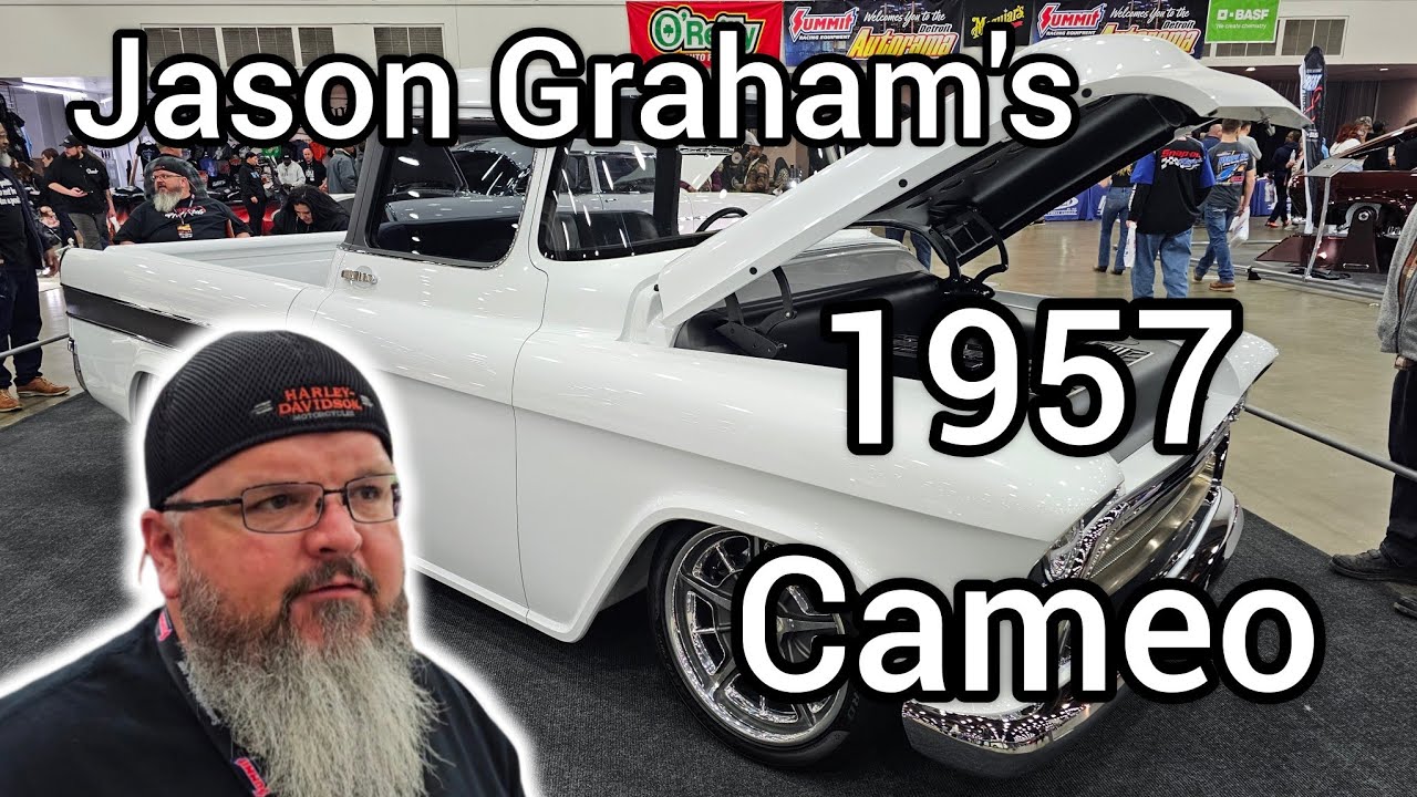 1957 Chevrolet Cameo Pickup Truck Custom Build Interview Jason Graham Hotrods Detroit Autorama 2024