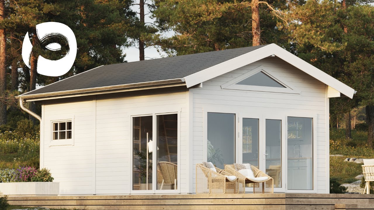 How to build a garden house from Polhus - Screw fastened timber