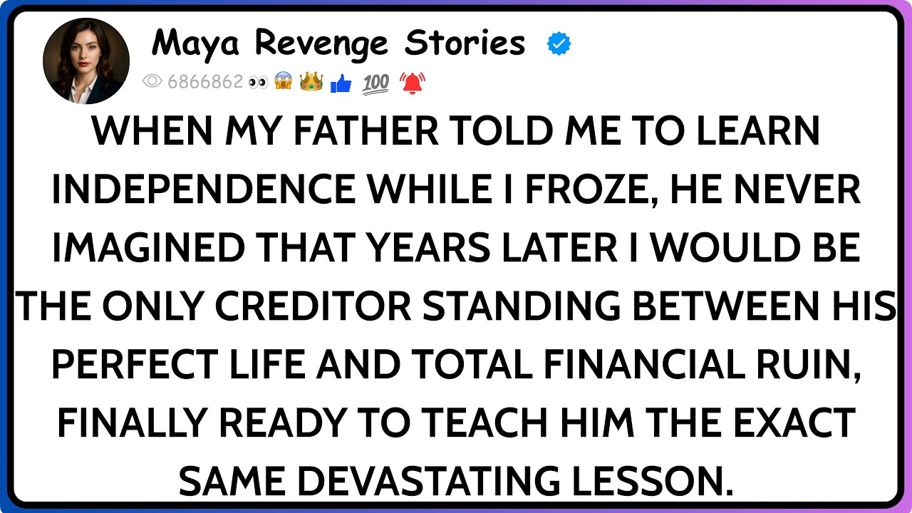 Dad Said 'Learn Independence.' So I Taught Him What That Means.