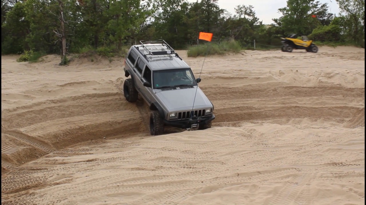 Silver Lake Sand Dunes Jeep XJ