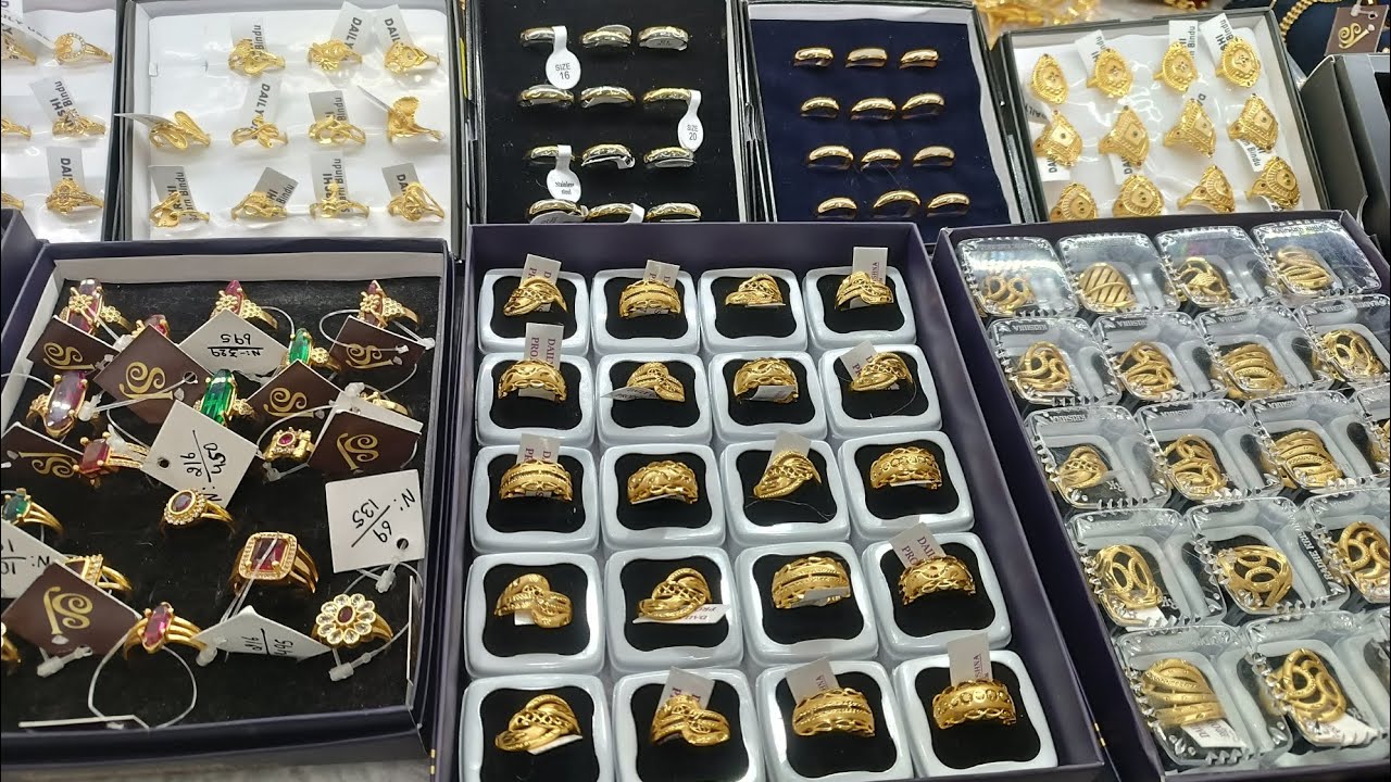 5 gram gold diamond Daily wear Rings 9560055617 #shivajewel #gold