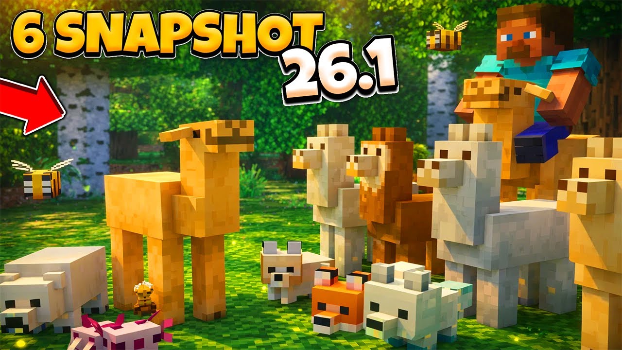 Minecraft 26.1 Snapshot 6 🦊 New Baby Mobs & Major World Changes!