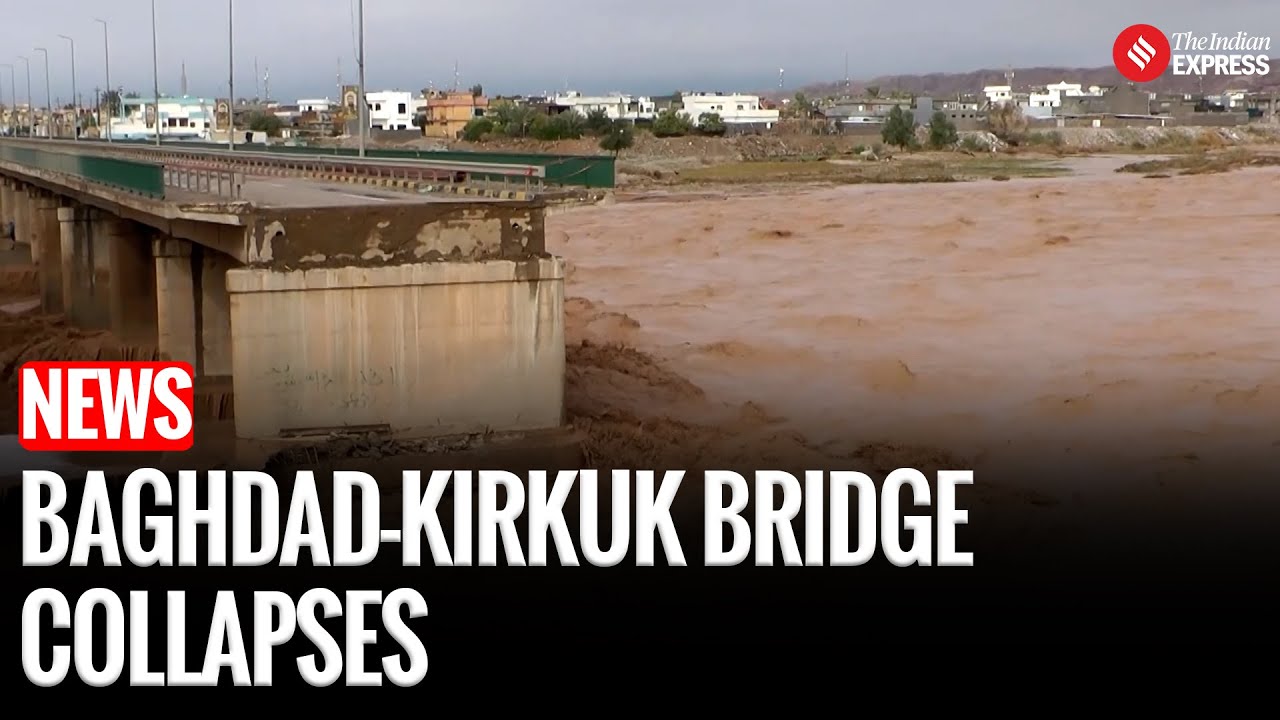 Iraq Floods Wreak Havoc: Key Baghdad-Kirkuk Bridge Collapses Amid Raging Waters