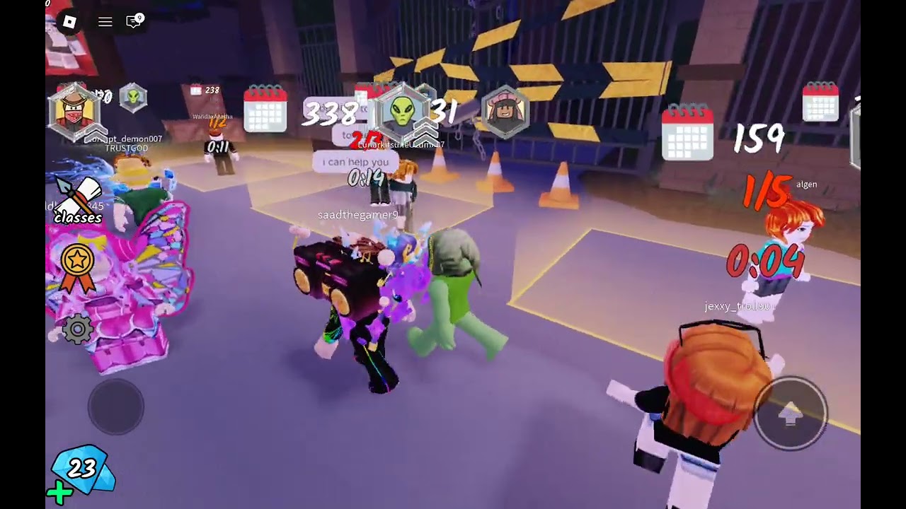 Playing Roblox and seeing how a opponent could play 