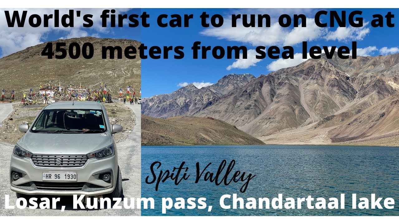 World record! World's first car to run in CNG at 4500 meters height | Ertiga CNG