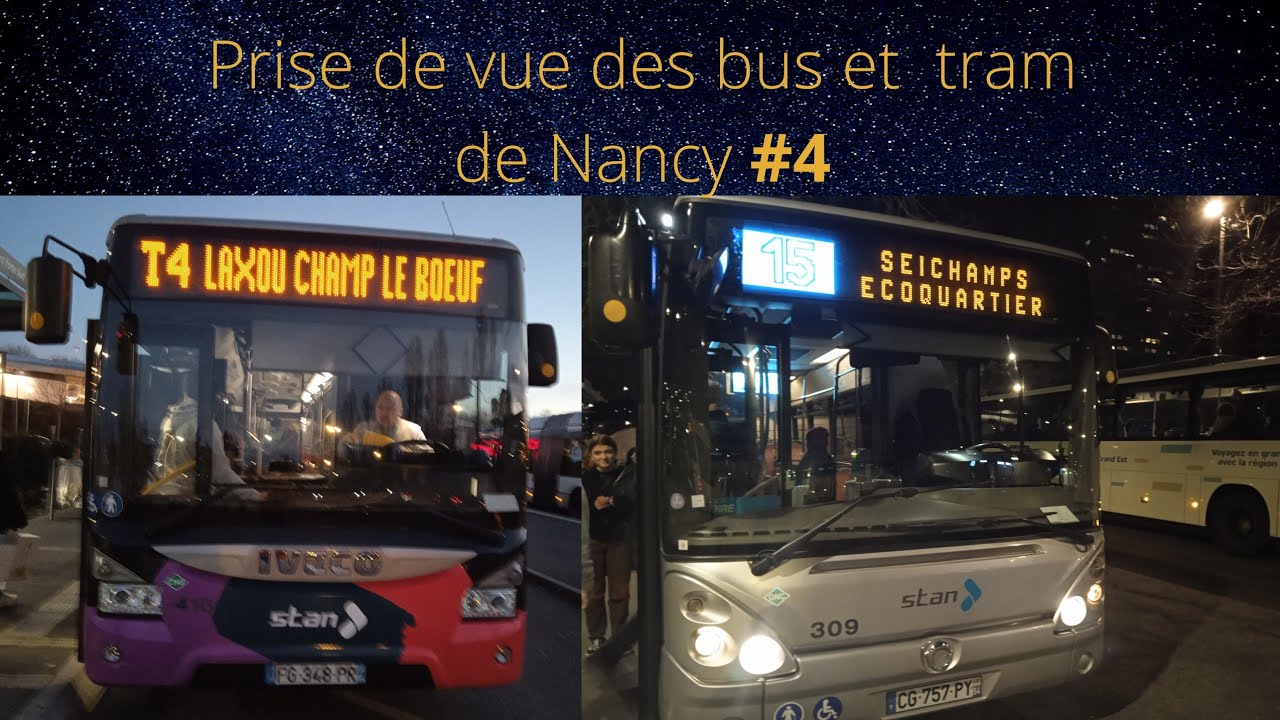 PRISES DE VUE DES BUS ET TRAM DE NANCY #4