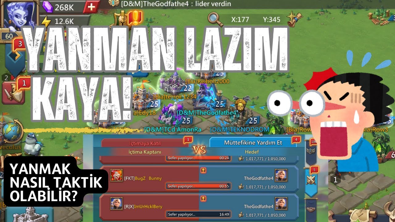 WHAT KIND OF TACTICS CAN BURNING BE? LORDS MOBİLE #lordsmobile