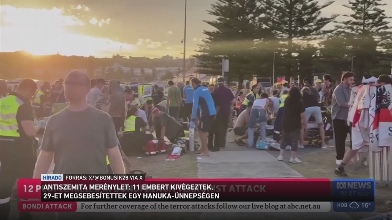 Antiszemita mer&eacute;nylet  11 embert kiv&eacute;geztek, 29-et megsebes&iacute;tettek