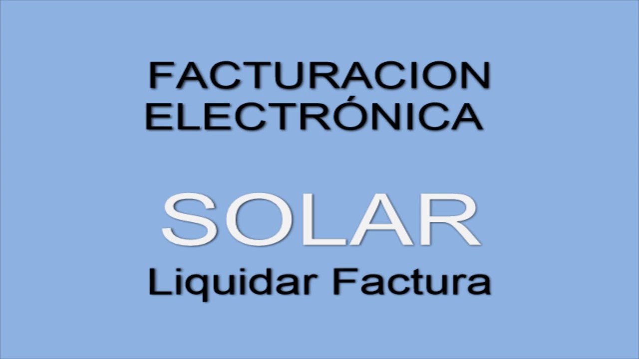 Ejemplos Liquidar Facturas