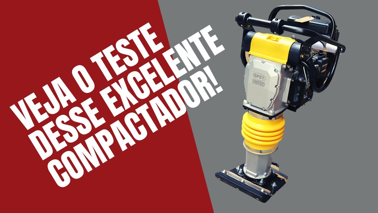 O MELHOR COMPACTADOR DE SOLO, para deixar o piso com qualidade extraordinária !