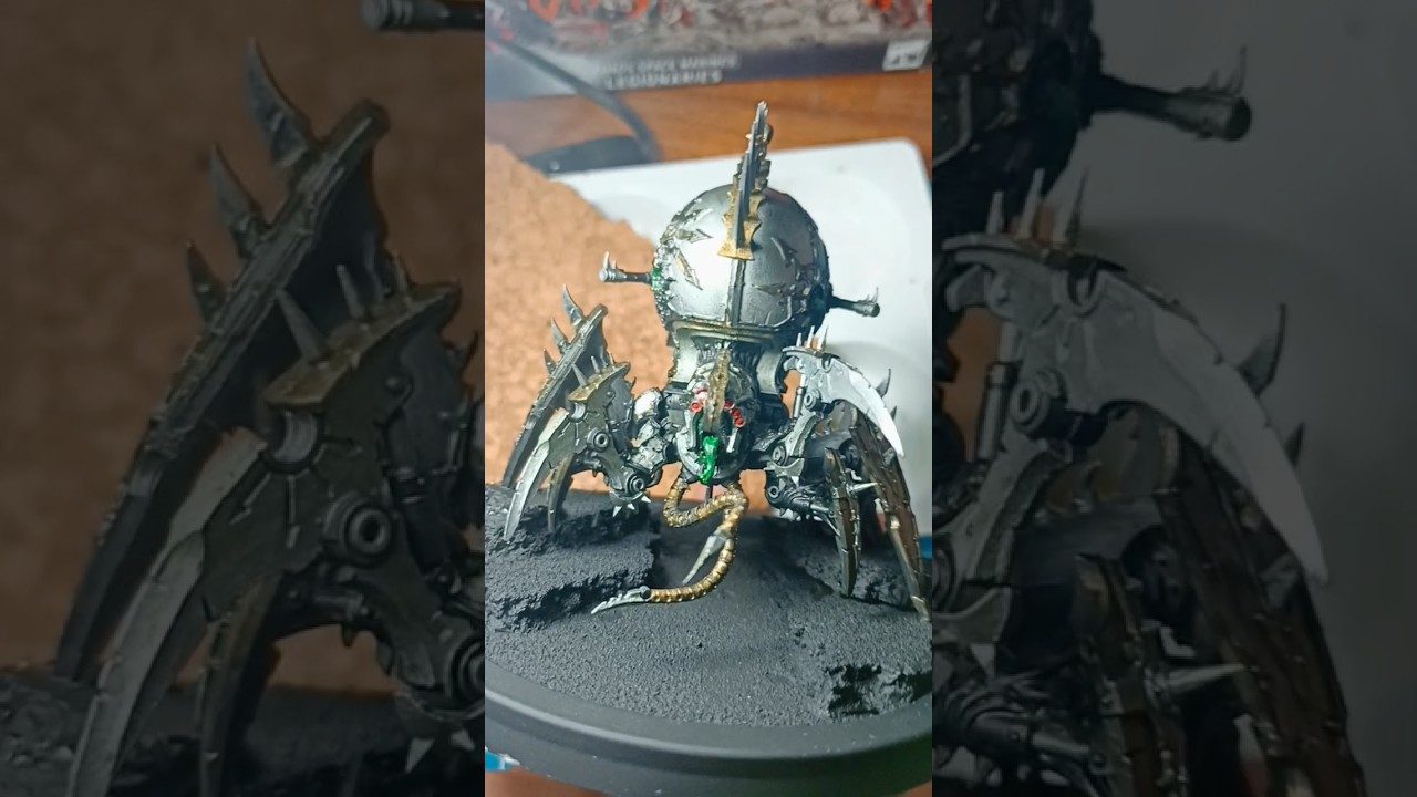 Toxic Chaos Venomcrawler☣️🤩Painted Version - Warhammer 40K
