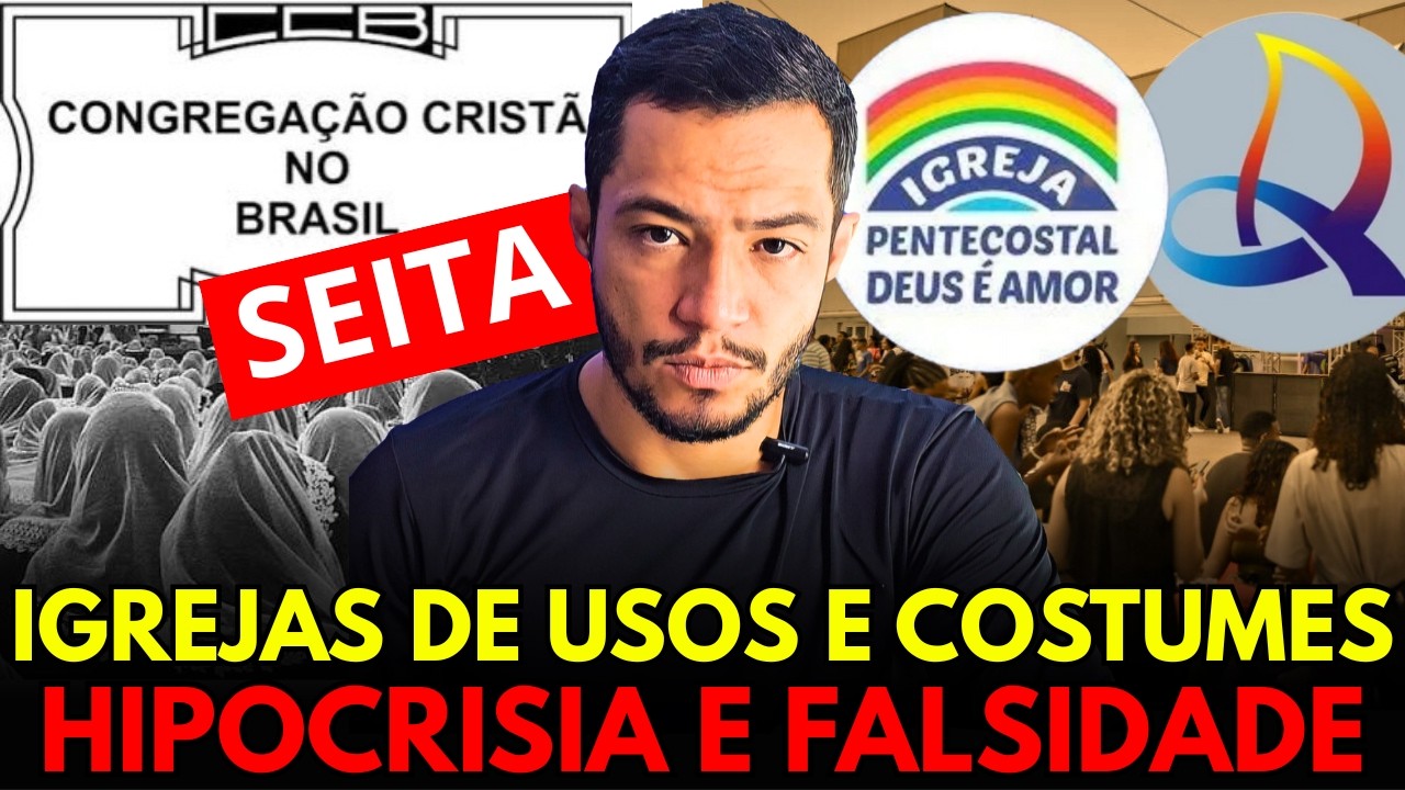 CUIDADO COM O FERMENTO DOS FARISEUS - PIORES IGREJAS E PASTORES DE USOS E COSTUMES