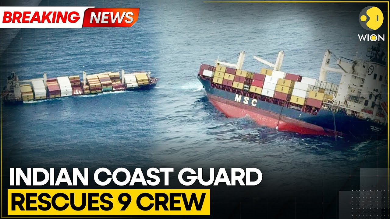 BREAKING | Massive Cargo Ship Sinking Off Kochi | WION