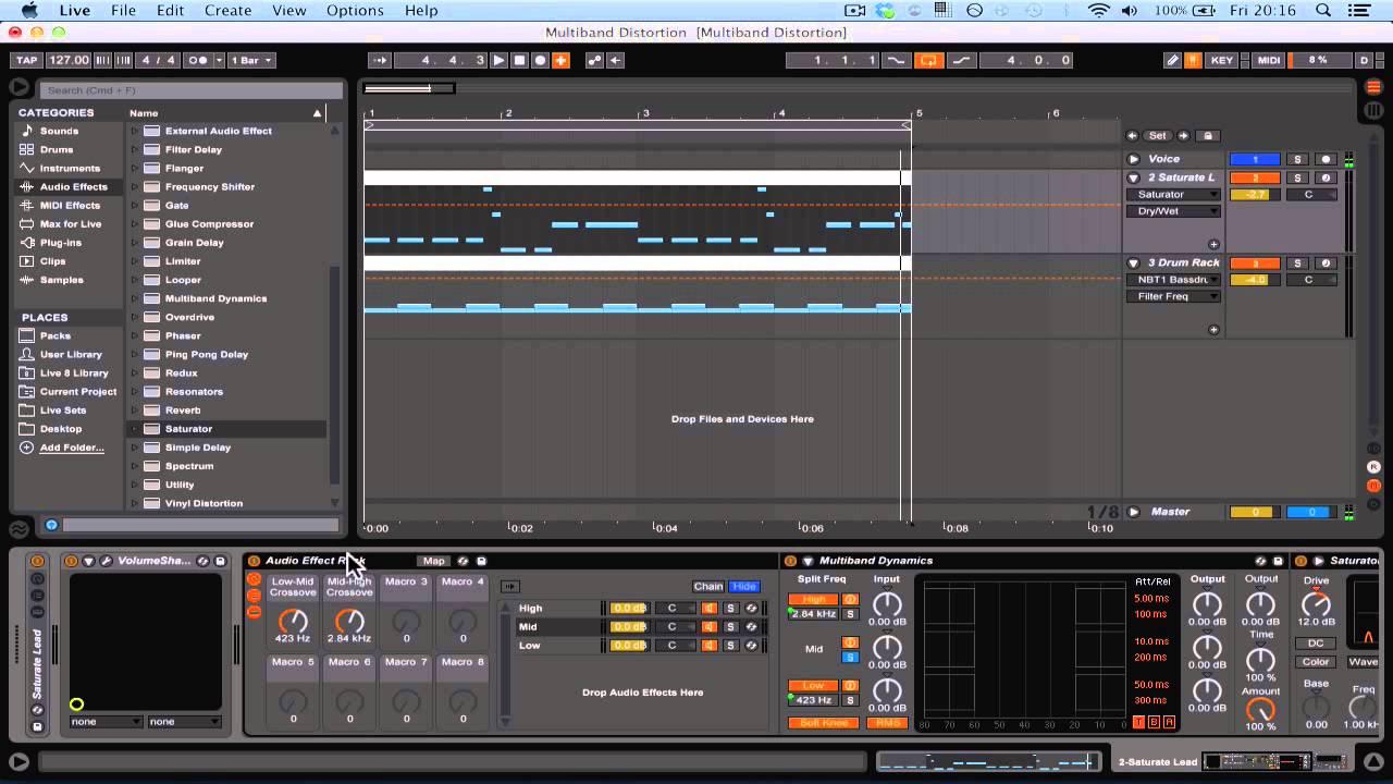 How To Make A Multiband Saturation Effect In Ableton