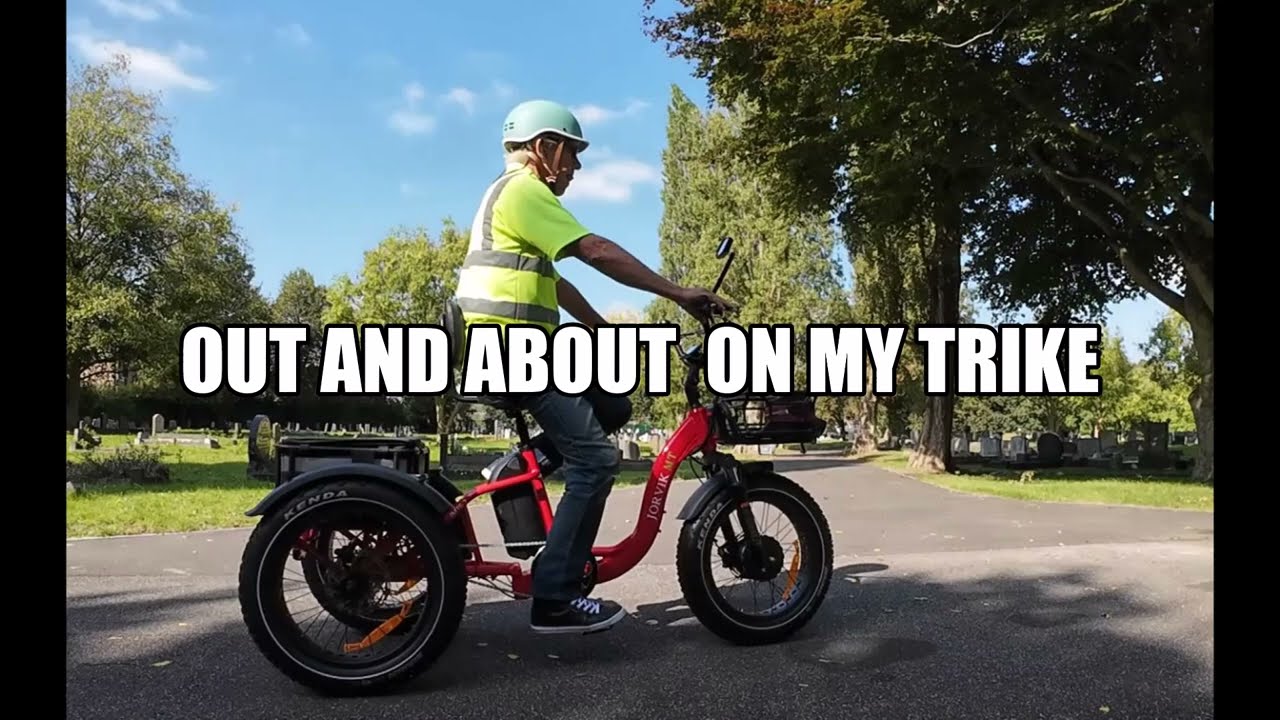 Clifton park in Rotherham tour on my Jorvick Trike