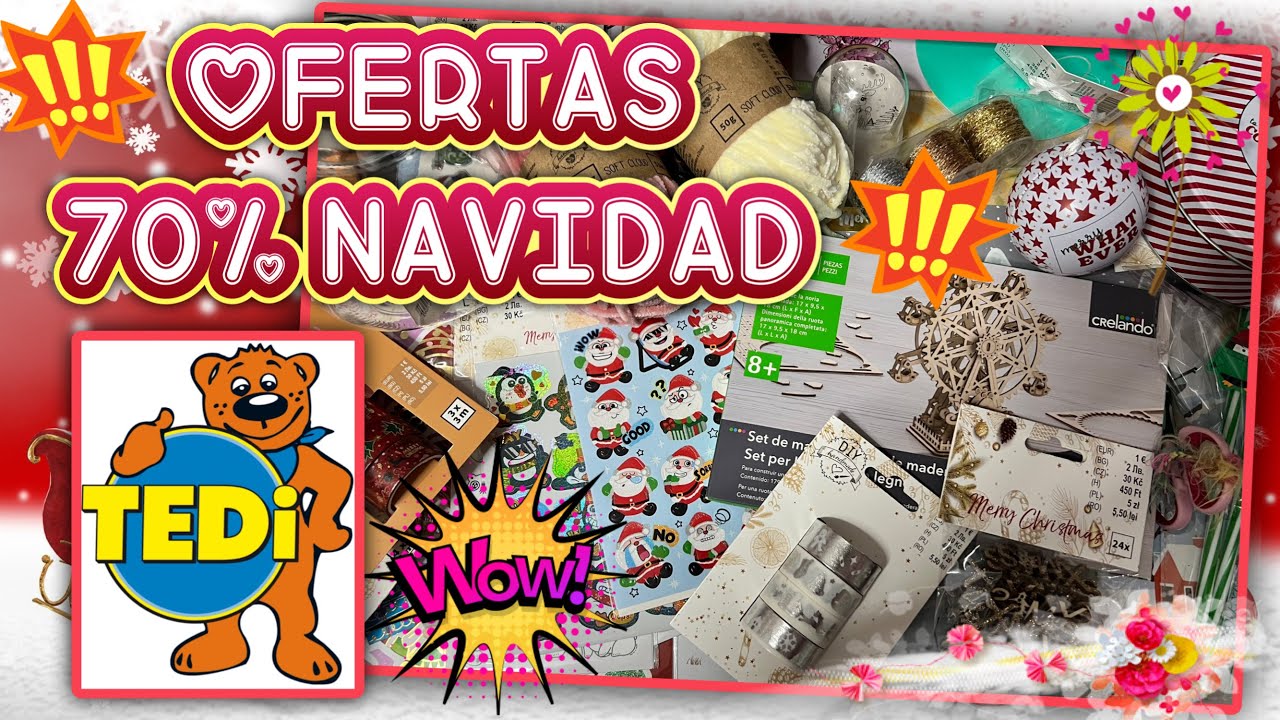 Compras TEDI Ofertas 70% en NAVIDAD 🎄🤶🏻🛍️