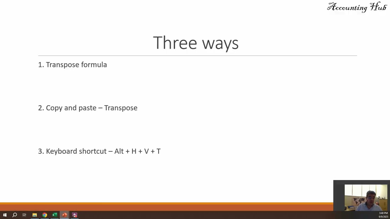 Easy Ways to Transpose Data in Excel