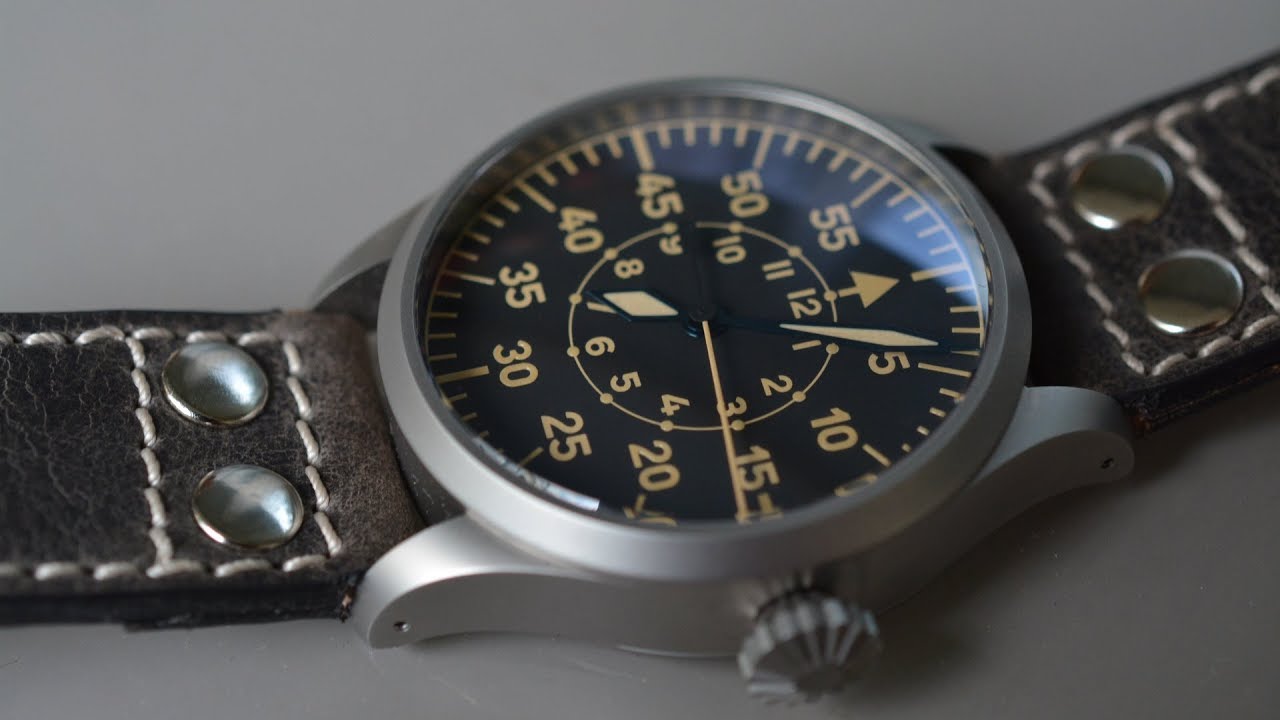 Обзор часов DEKLA Fliegeruhr 42mm Type B Old Radium.