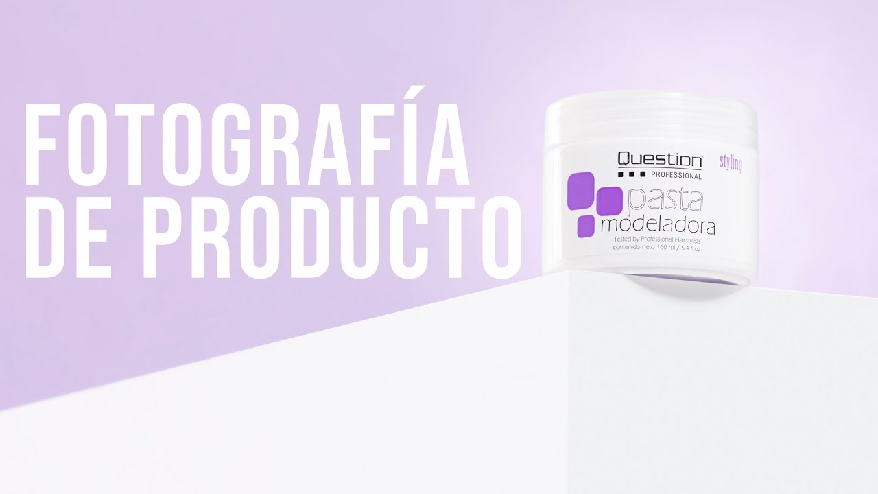 FOTOGRAFIA DE PRODUCTO CON FORMAS ABSTRACTAS ▫ ◻ ⬜ PROPS | Fotos de cosmetica capilar.