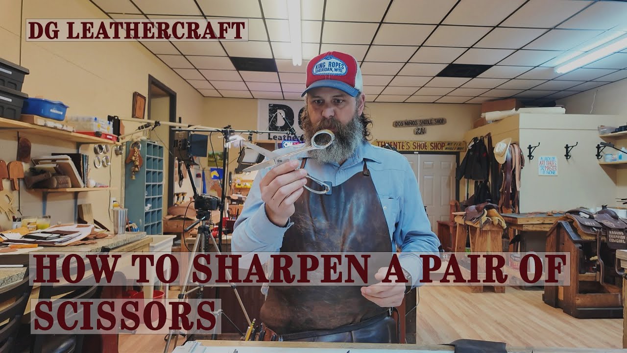How to Sharpen a Pair of Scissors