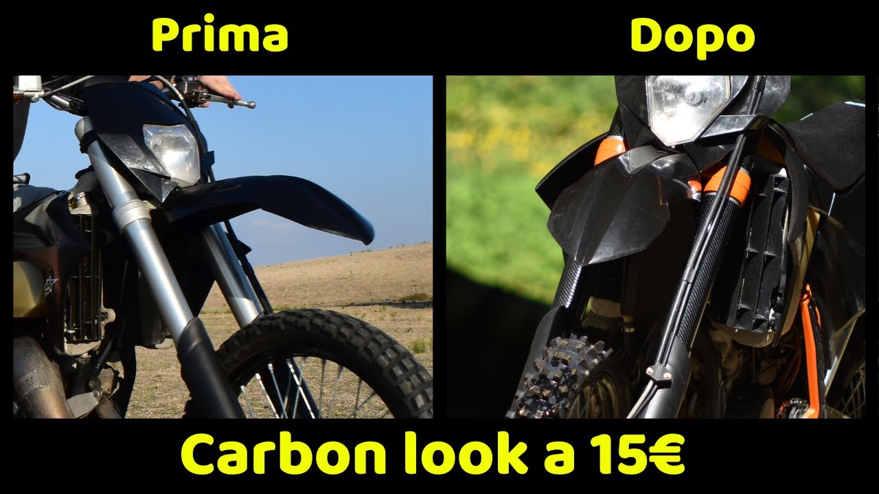 Pellicolare le forcelle (Carbon look) - Sotto i 15€