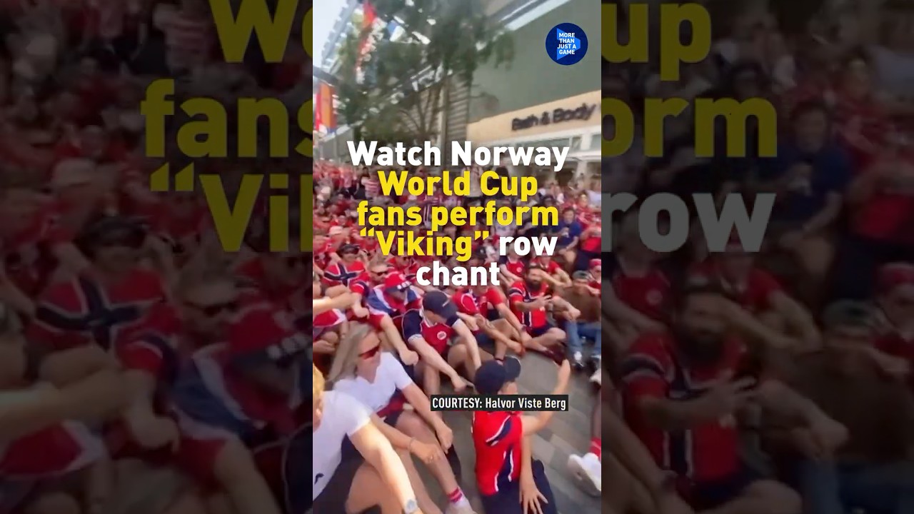 Watch Norway World Cup fans perform 
