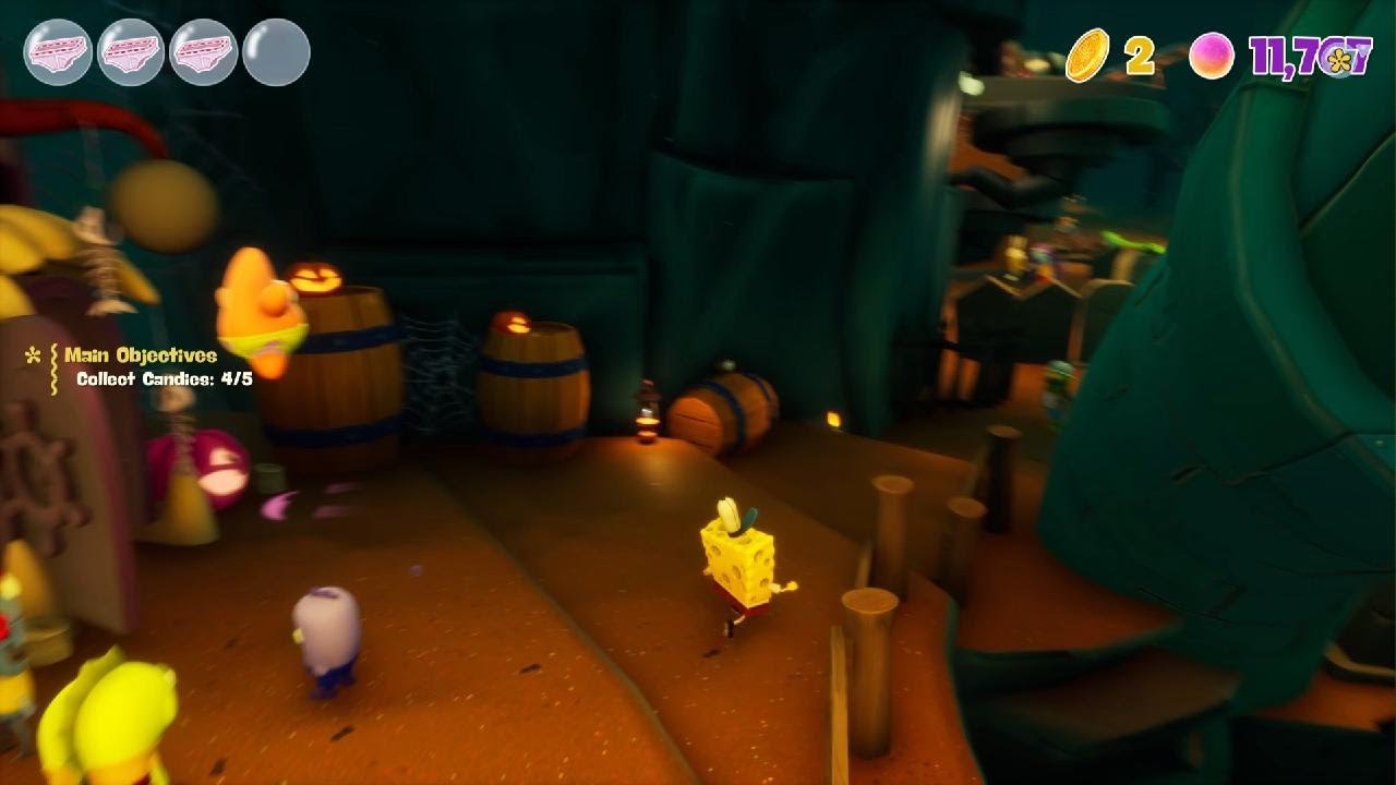 SpongeBob SquarePants: The Cosmic Shake gameplay