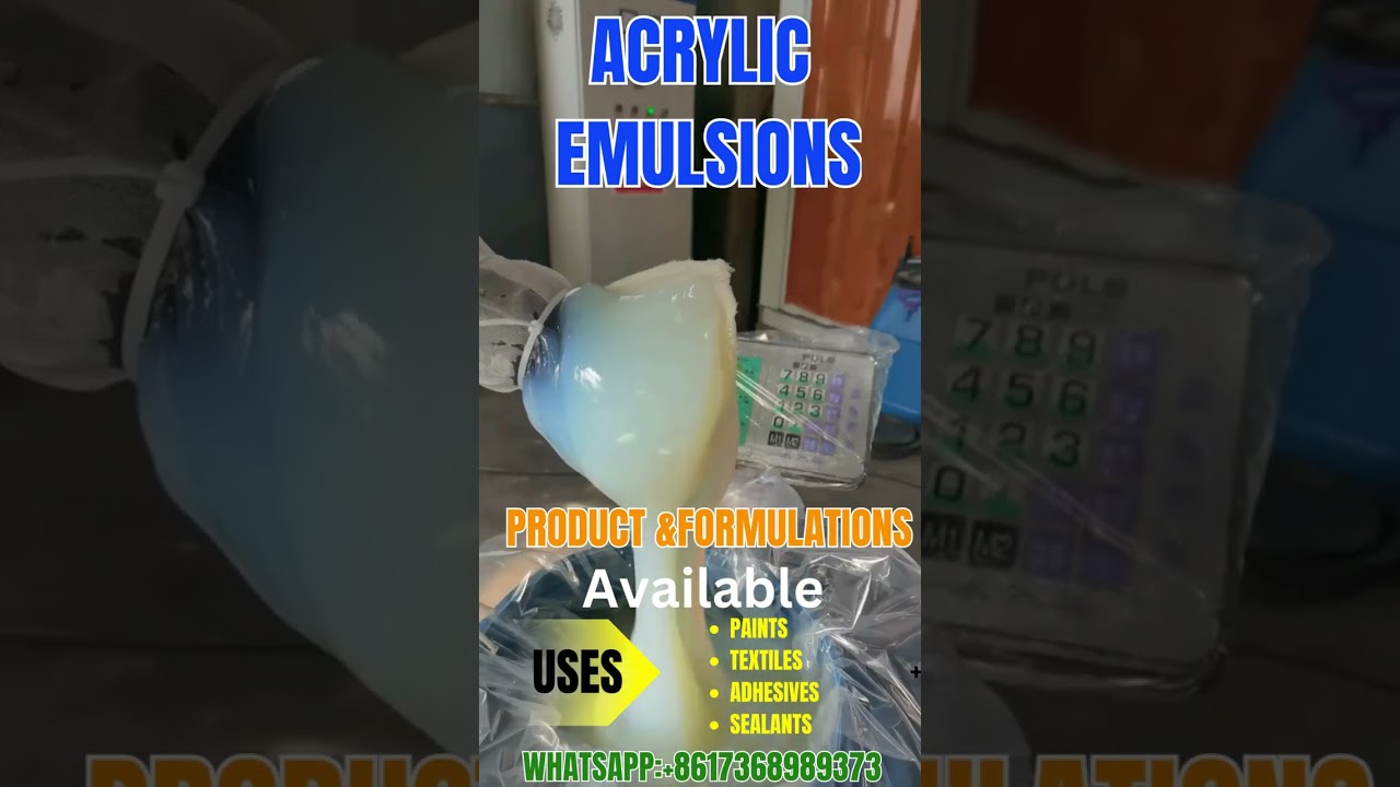 ACRYLIC EMULSION FACTORY MANUFACTURER,ACRYLIC EMULSION ,RESIN FORMULATIONS, EMULSION RAW MATERIALS