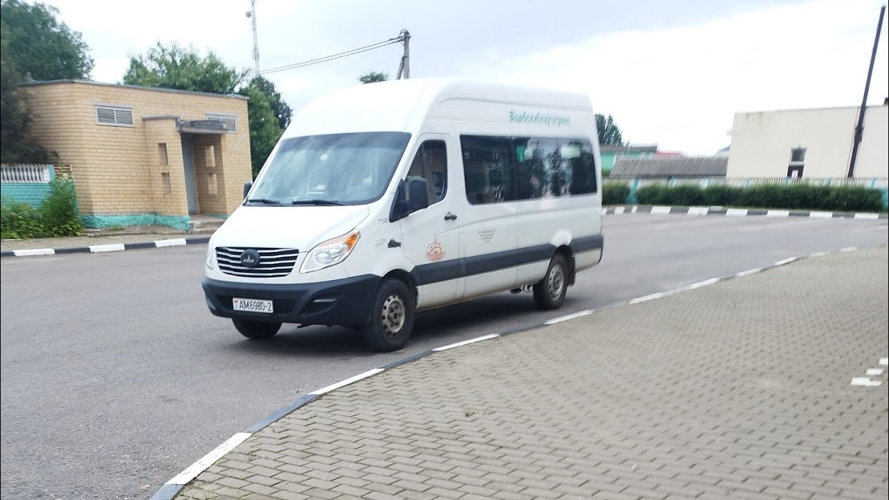 Автобус №317 АС Лиозно - Колышки, заезд в Яськовщину