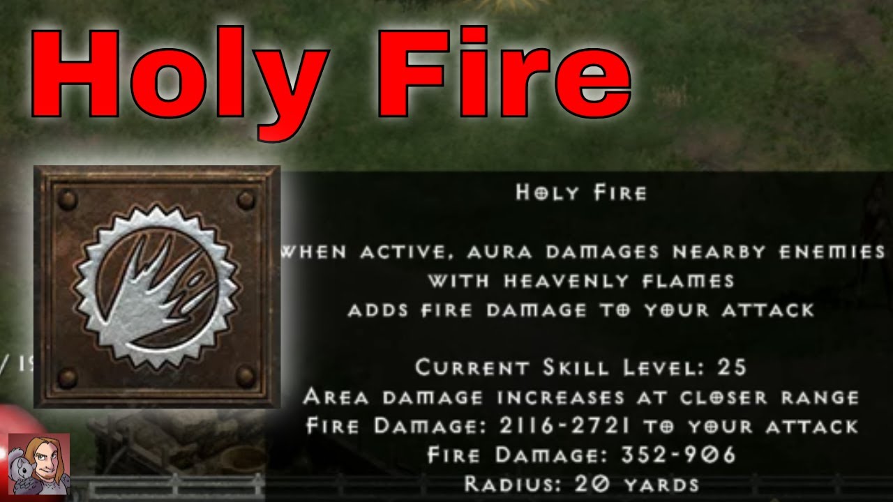 D2R Skills & Abilities - Holy Fire, Offensive Auras (Paladin)