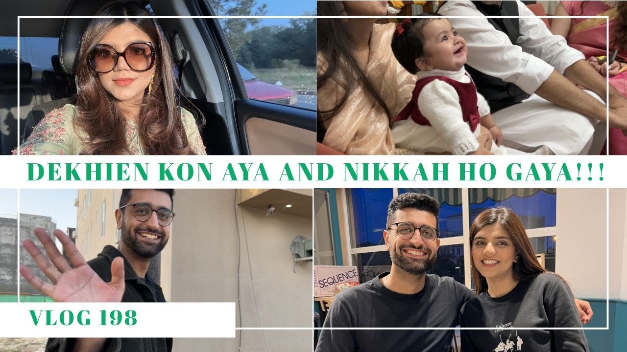 LOOK WHO IS HERE!!! QUICK MAKEUP TUTORIAL AND NIKKAH DAY - Vlog 198