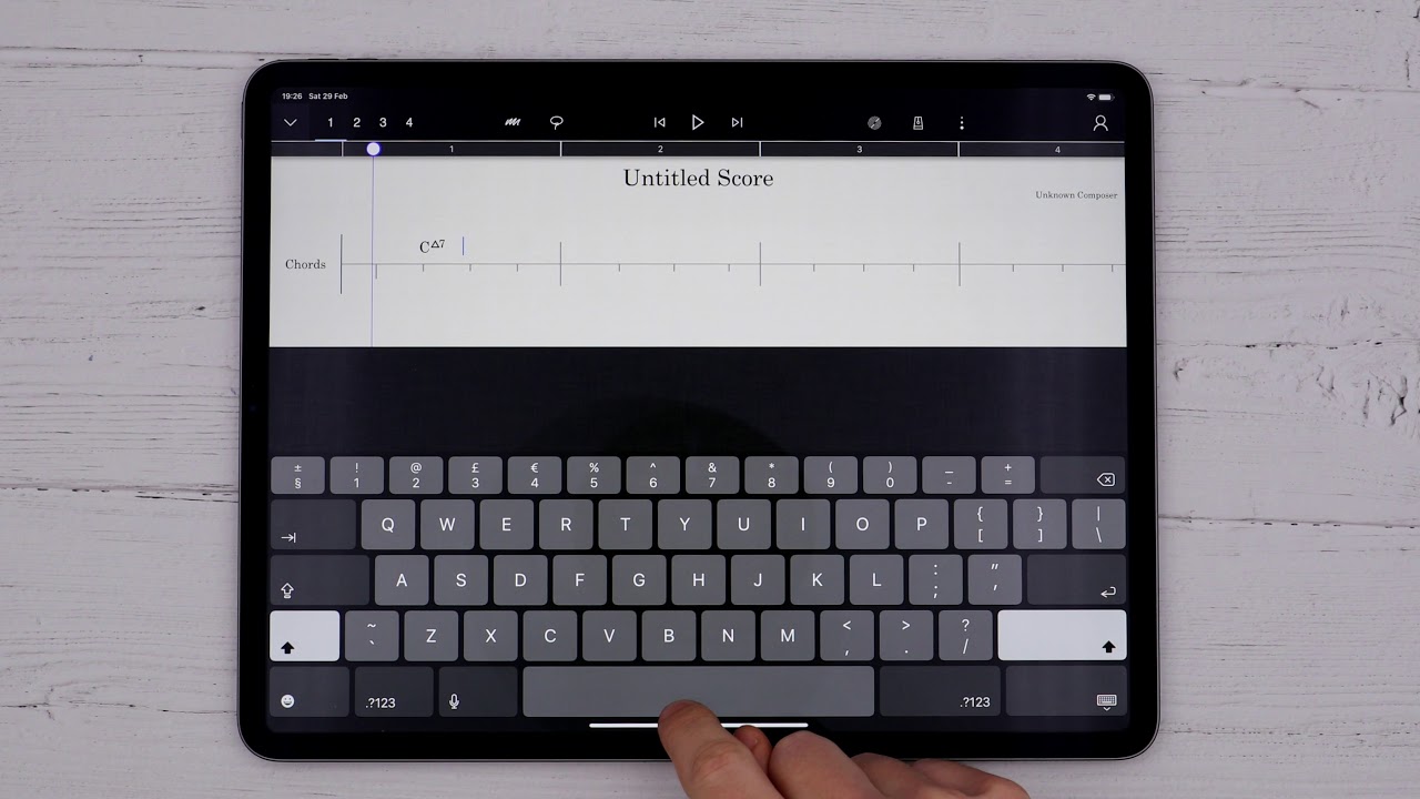 Discover StaffPad - Chord Symbols