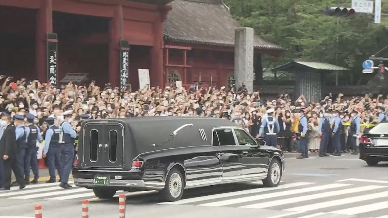 Japanese say final goodbye to assassinated former leader Shinzo Abe